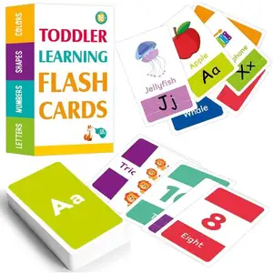 Personnalisé Coloré Étanche En Plastique Sécurisé PVC FlashCard Flash Carte/Cartes Cognitives Pour Enfants Éducatifs