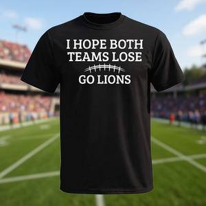 T-shirt de football pour femmes « I Hope Both Teams Lose Go Lions » - Product Image 3