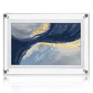 10.1 zoll acryl digitale rahmen nicht-fungible token nft kunst batterie foto display gebaut-in memory usb typ c Framemory