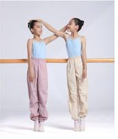Pantalon de danse en ripstop de qualité supérieure pour filles, combinaison d'échauffement légère en nylon anti-transpiration pour ballerines