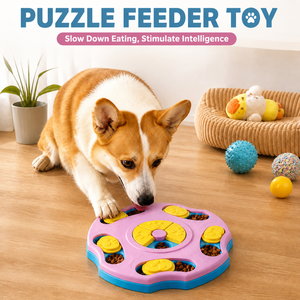 Tazón de Alimentación Lenta para Perros y <span class=keywords><strong>Gatos</strong></span>, Antideslizante, de Plástico Resistente, Juguete Interactivo de Entrenamiento de Inteligencia, Dispensador de Golosinas, Juguetes de Enriquecimiento para Mascotas - Product Image 1