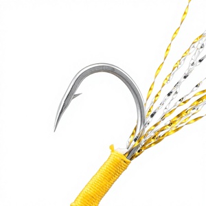 10 # ~13 #   Iseni Hameçon simple renforcé en fil d'or et d'argent, noué à la main, avec plaque <span class=keywords><strong>de</strong></span> <span class=keywords><strong>fer</strong></span> antirouille, pour appât à <span class=keywords><strong>carpe</strong></span>, pour achigan, brochet et pêche en rivière - Product Image 3