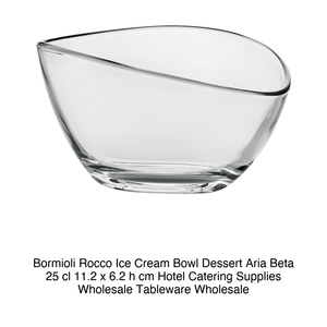 Bol à glace Bormioli Rocco Dessert Aria Beta 25 cl 11,2 x 6,2 h cm Fournitures de restauration hôtelière Vaisselle en gros - Product Image 2