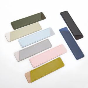 حقيبة جلدية مخصصة للإبداع البسيط PU حقيبة واقية بقلم واحد للكتابة - Product Image 2