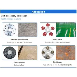 220V 380V Beton oberfläche polnische Terrazzo Epoxy Betonboden schleif maschine - Product Image 6