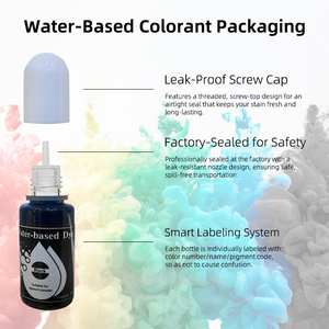 Colorante per Gesso a Base d'Acqua in 5 <span class=keywords><strong>Colori</strong></span>, 10ml/Bottiglia - Tinta Vibrante ad Alta Concentrazione con Eccellente Solubilità in Acqua, Pronto per la Spedizione - Product Image 5