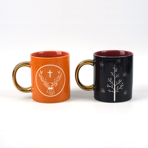 Taza <span class=keywords><strong>de</strong></span> Cerámica 3D <span class=keywords><strong>de</strong></span> Fábrica con Papá Noel y Reno para Navidad, Taza <span class=keywords><strong>de</strong></span> Porcelana para Capuchino, Latte y Espresso para el Hogar, la Escuela o Fiestas - Product Image 5