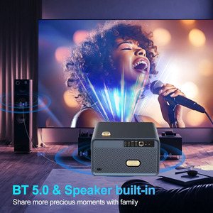 Best Quality Full HD 4K High ANSI Lumens <b>Projector</b> Night <b>Light</b> Bedroom Smart LED 1080p Android Beamer Stereo Portable H90 Busine - Product Image 3