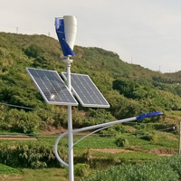 Énergie alternative, éolienne à axe vertical Tulip 100w 200w 300w 400w pour système d'éclairage routier