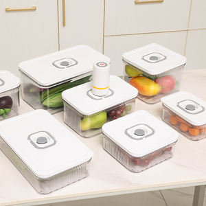 Ensemble de récipients alimentaires scellés sous vide spéciaux pour la cuisine avec boîte de stockage <span class=keywords><strong>d</strong></span>'aliments carrée hermétique - Product Image 4