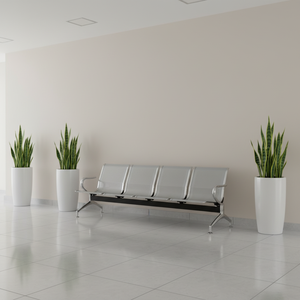 Chaise d'attente commerciale moderne à trois places <span class=keywords><strong>en</strong></span> acier inoxydable poli, écologique, pour hôpitaux, aéroports, écoles, extérieurs et hôtels - Product Image 4