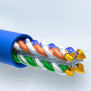 Cable Ethernet Cat6 Gigabit LAN, Cable de Conexión RJ45 Chapado en Oro, Internet de Alta Velocidad UTP 4 Pares 250MHz, PVC Ecológico - Product Image 3