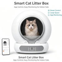 Bac à litière pour chat autonettoyant intelligent, robot toilette pour chat, contrôle par application, grand bac à litière automatique autonettoyant