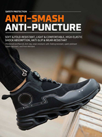 Bottes de travail pour hommes de haute qualité, anti-écrasement, résistantes aux perforations, embout en plastique, toutes saisons, antistatiques, impression offset sur le dessus