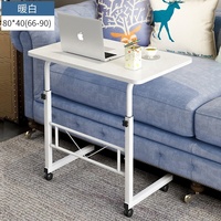 Table élévatrice mobile pour ordinateur portable, lit de bureau pliable pour la maison