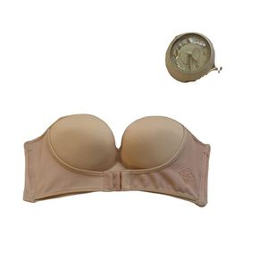 <span class=keywords><strong>Reggiseno</strong></span> Invisibile <span class=keywords><strong>con</strong></span> Spalline Trasparenti e Ferretto, Supporta Mezza Coppa, Lingerie Confortevole - Product Image 2