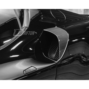 กรอบช่องระบายอากาศด้านหลังคาร์บอนไฟเบอร์แห้งแบบใหม่สำหรับ Ferrari 296 GTB & GTS 2021-2025 - Product Image 4
