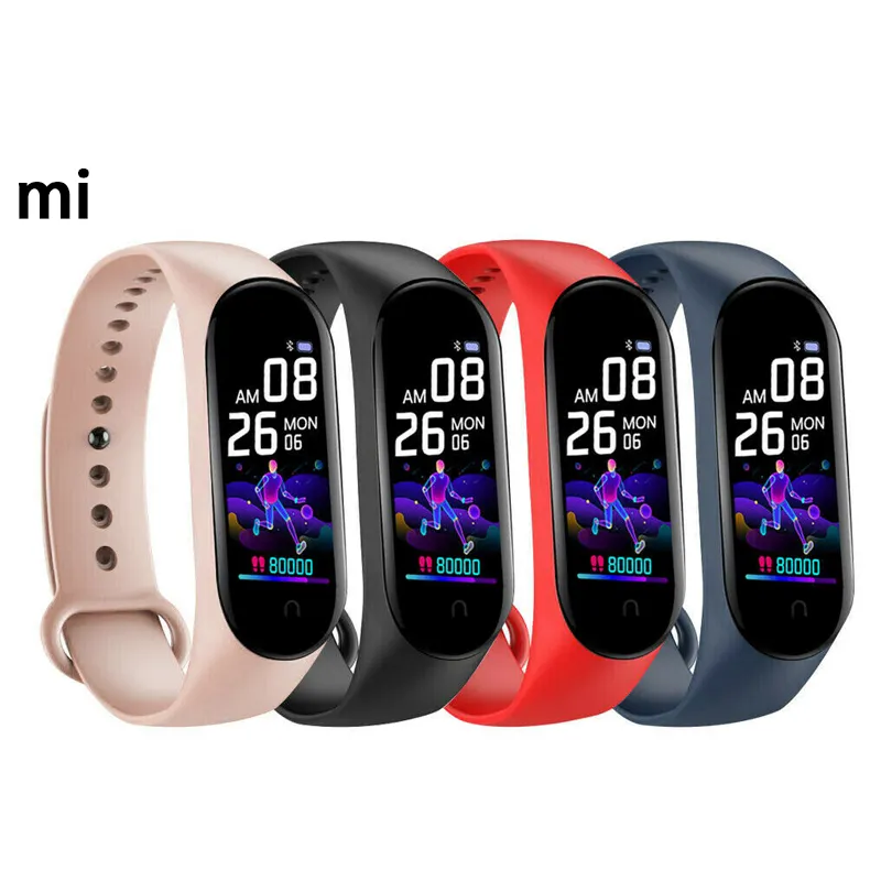 MI smart warch band Women Men Kids Smart Bracelet Sports Fitness track Reloj Inteligente Watch Pedometer Reminder M5 smart watch