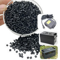 Granulés de polycarbonate noir V0 ignifuge pour boîtier de driver LED, alimentation et batterie de stockage