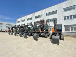 Usato DOOSAN 60W DX60W Mini escavatore a ruote 6 Ton anfibio Doosan ruota escavatore per la vendita con buone condizioni - Product Image 6