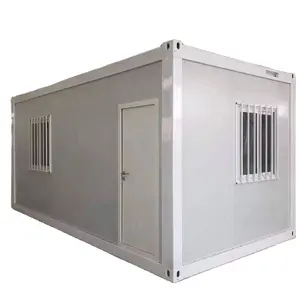 Thời gian thực off-lưới nhỏ Nghề Nghiệp Nhà Modular xây dựng container van 20ft nhà vệ sinh với Vòi Hoa Sen Di động cabin