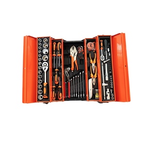 Jeu de clés à cliquet en acier OEM 85 pièces, outils mécaniques manuels, clés à douilles, ensembles d'outils pour mécaniciens automobiles - Product Image 1