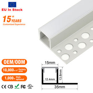 Plafond de ventes directes de l'UE LED éclairage linéaire canal en aluminium cloison sèche bande LED encastrée <span class=keywords><strong>profil</strong></span>é en aluminium - Product Image 2