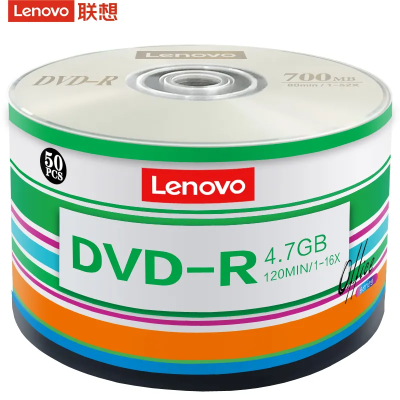 Lenovo המקורי dvd rom דיסק ריק 4.7GB 16X מוסיקה dvdr ריק וידאו dvd