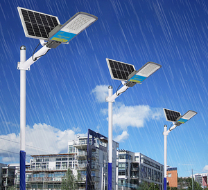 ระบบไฟ<span class=keywords><strong>ถนน</strong></span>โซลาร์เซลล์ LED กลางแจ้ง 100W-400W IP66 ใช้พลังงานแบตเตอรี่ สำหรับ<span class=keywords><strong>ถนน</strong></span> แสง 6000K แสงกลางวัน ควบคุมด้วยรีโมท รับประกัน 3 ปี - Product Image 6