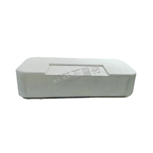 ม้านั่งกลางแจ้ง New Magic Stone UHPC สีขาวลายเทอร์ราซโซ่ พร้อมลายไม้ฝัง ดีไซน์ปรับแต่งได้ - Product Image 5