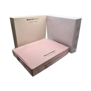 Caja de Cartón Corrugado para Mujer, Color Morado, con Impresión Personalizada, de Gran Capacidad, para Procesamiento de Estampado en Caliente - Product Image 1