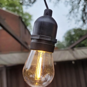 E27 <b>Led</b> <b>Light</b> Strings Waterproof Hanging S14 Bulb Chain For Outdoor Indoor Decoration 10A 16A Plastic Body 2 Year Warranty - Product Image 2