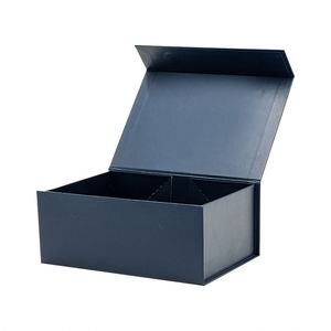 Caja de Regalo Magnética Plegable Azul Marino Profundo A5, Resistente y de Lujo, con Cinta - Product Image 2