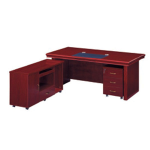 Escritorio Ejecutivo Zhongqirun KTH-16083HTY Color Marrón Rojizo Oscuro, Muebles de Oficina con Almacenamiento para Uso Gerencial - Product Image 2