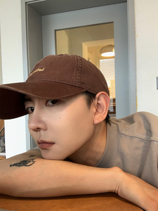 Mũ bóng chày vải tuýt cotton mềm mại dành cho nam, thêu logo tùy chỉnh, điều chỉnh được phía sau, kiểu dáng thấp, mũ bố, mũ tùy chỉnh - Product Image 3