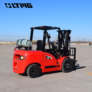 Montacargas LTMG de 3 Toneladas con Certificación CE, Nuevo, con Mástil Tríplex, Neumáticos Sólidos y Posicionador de Horquillas - Product Image 3