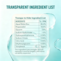 Sérum à l'acide hyaluronique ETRUN ALISA en marque propre pour le visage, hydrate en profondeur pour estomper les ridules, booste l'hydratation de la peau