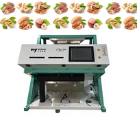 Machine de tri optique automatique certifiée CE pour noix et céréales, haute capacité 500-1000 kg/h