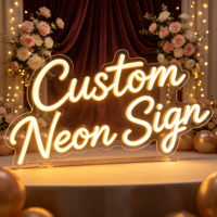 Letrero de Neón Personalizado, Letras 3D con Iluminación LED, Montaje en Pared, Resistente al Agua IP65, Decoración para Bares