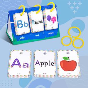 Juego de 78 Tarjetas de Memoria con Letras del Alfabeto Inglés, Juego de Aprendizaje de Palabras ABC, Rompecabezas del Alfabeto para Jardín de Infancia - Product Image 6