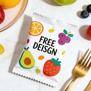 Custom Design Snack Cookie Top Candy Back Seal Pouch Plastic <b>Bag</b> Tear Notch Food Powder Mylar Plastic <b>Bags</b> - Product Image 3