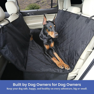 Dog Waterproof Hammock <b>Large</b> car Seat Covers for Pets Leather Travel Bed Protects Backseat <b>Mat</b> Belt Pet Dog Car Seat Cover - Product Image 3
