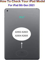 Écran tactile LCD extérieur de remplacement pour iPad 9e génération A2603 A2604 10,2 pouces, marque BORN originale, 2021