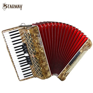 Accordéon pour débutants, marque Test <span class=keywords><strong>Parrot</strong></span> YW-827, 41 touches, 120 basses - Product Image 1