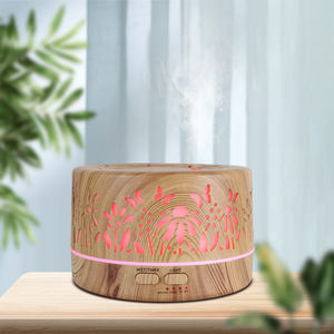 Difusor de Aceites Esenciales Eléctrico 2026, Diseño Portátil con Luz Nocturna LED, Humidificador Ultrasónico con Aspecto de Madera Plástica - Product Image 5