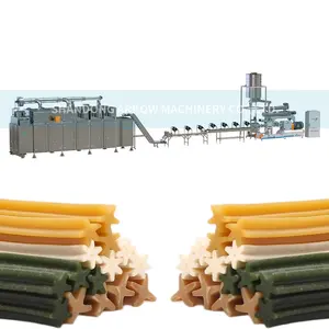 Arrow Pet Chews Food Making Machine Dog Chewing Gum Snack Plant Extruder Processing Line