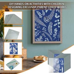 Papel de dibujo Solar A5 para niños y adultos, Impresión de Naturaleza de sensibilidad, artesanía artesanal - Product Image 3