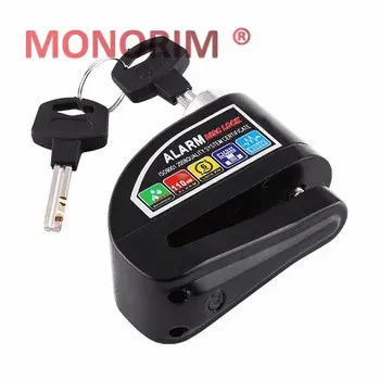 Monorim Schijfrem Motorfiets Lock W/Luid Alarm Anti Diefstal Beveiliging Voor Elektrische Scooter Lock