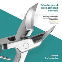 Coupe-ongles anti-éclaboussures haut de gamme coupe-ongles transfrontalier grande ouverture fine pointe oblique coupe-ongles bec d'aigle coupe-ongles à bord oblique