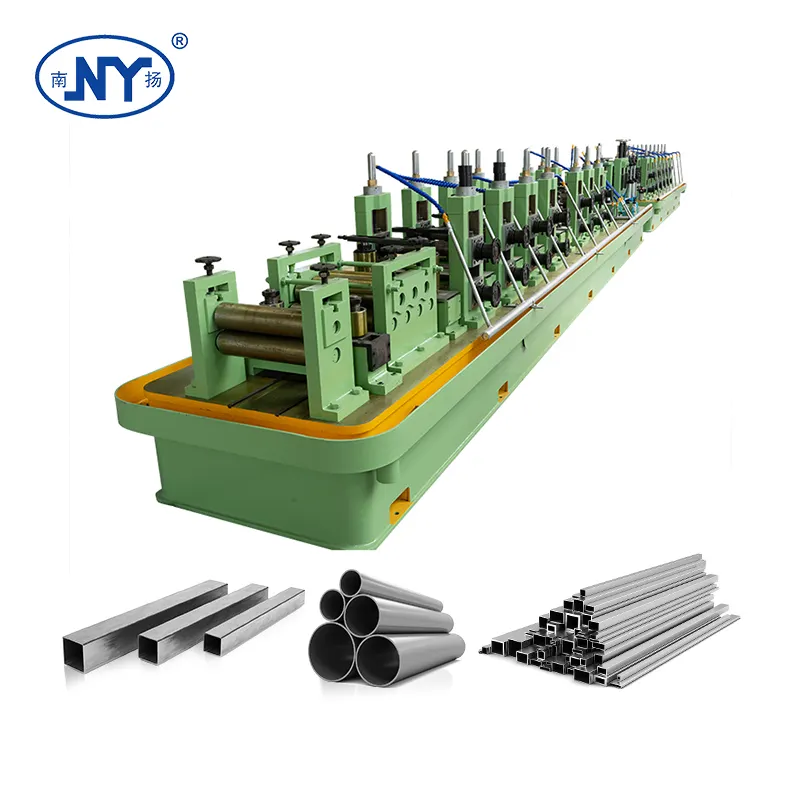 Nanyang produttore automatico in acciaio inox tubo quadrato che fa macchina in acciaio tubo tondo mulino macchina